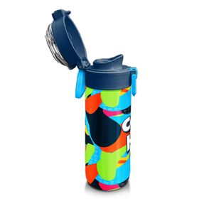 Coral High 500 ml 31993 Kids Grafiti Desenli Pipetli ve Direkt İçim Çelik Termos
