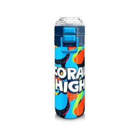 Coral High 500 ml 31993 Kids Grafiti Desenli Pipetli ve Direkt İçim Çelik Termos