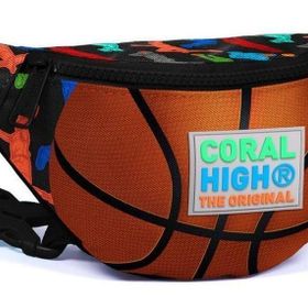 Coral High Basketbol Baskılı Erkek Çocuk Bel Çantası