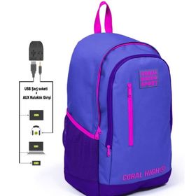 Coral High Çocuk Sport Lavanta Mor Okul ve Günlük Sırt Çantası