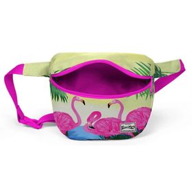 Coral High Coral High Pembe Flamingo Çocuk Günlük Bel Çantası - Kız Çocuk (Çok Renkli) Okul Çantası