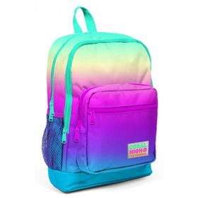 Coral High Coral High Pembe-Yeşil-Mavi Renk Desenli İlkokul ve Günlük Sırt Çantası