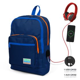 Coral High Erkek Çocuk Lacivert İlkokul ve Günlük Sırt Çanta