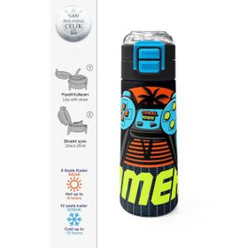 Coral High Gamer 500 ml 31947 Desenli Çelik Termos Matara