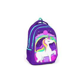 Coral High Kalemlik Matara Lacivert Unicorn Desenli Beslenme Okul Çantası