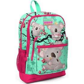 Coral High Kids Dört Bölmeli 23713 Su Yeşili Neon Mercan İlkokul Çantası