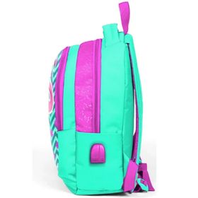 Coral High Kids Flamingo İlk ve Ortaokul Usb ve Aux Çıkışlı Okul Çantası