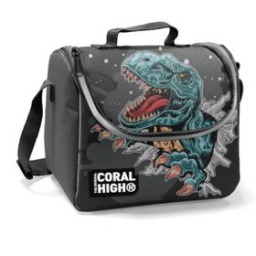 Coral High Kids Gri Dinazorlu Thermo Beslenme Çantası