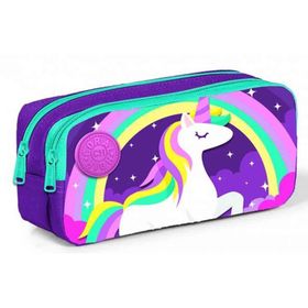Coral High Kids İki Bölmeli Unicorn Desenli Kalemlik