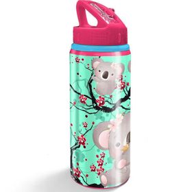 Coral High Kids Koala Desenli Pipetli 600 ml Alüminyum Matara