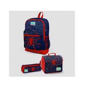 Coral High Kids Lacivert Örümcek Desenli Thermo Beslenme Çantası