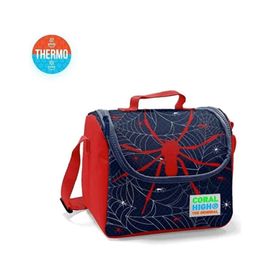 Coral High Kids Lacivert Örümcek Desenli Thermo Beslenme Çantası