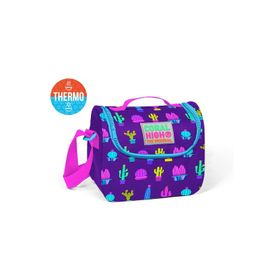 Coral High Kids Mor Kaktüs Desenli Thermo Beslenme Çantası