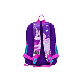Coral High Kids Mor Pembe Unicorn Desenli Dört Bölmeli 23708 Okul Sırt Çantası