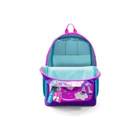 Coral High Kids Mor Pembe Unicorn Desenli Dört Bölmeli 23708 Okul Sırt Çantası