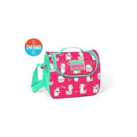 Coral High Kids Neon Mercan Alpaka Desenli Thermo Beslenme Çantası