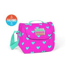 Coral High Kids Pembe Desenli Thermo Beslenme Çantası