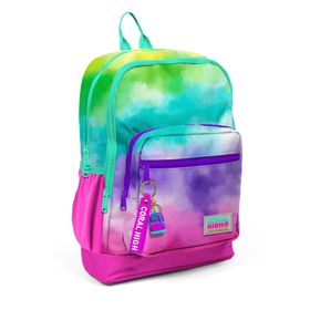 Coral High Kids Renkli Batik Desenli Dört Bölmeli Okul Sırt Çantası 23739 K74 Okul Çantası