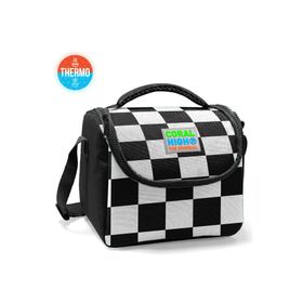 Coral High Kids Siyah Beyaz Dama Desenli Thermo 11714Beslenme Çantası