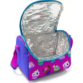 Coral High Kız Çocuk Lavanta Mor Cupcake Isı Yalıtımlı Çok Renkli Okul Çantası