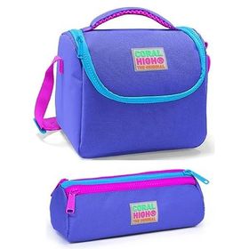 Coral High Kız Çocuk Mor Beslenme Çantası Seti