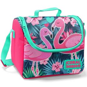 Coral High Kız Çocuk Pembe Flamingo Okul Sırt Çantası ve Beslenme Çantası