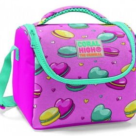 Coral High Kız Çocuk Pembe Makaron Okul - Isı Yalıtımlı Beslenme Çantası