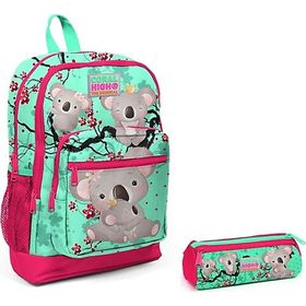 Coral High Koala Baskılı İlkokul Sırt Çantası ve Kalemlik Seti
