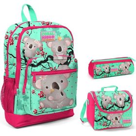 Coral High Koala Beslenme Kalemlik Seti Okul Çantası