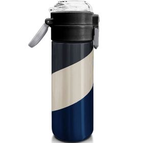 Coral High Lacivert Koyu Gri Bej Desenli 500 ml Termos