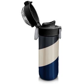 Coral High Lacivert Koyu Gri Bej Desenli 500 ml Termos
