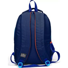 Coral High Lacivert Turuncu Erkek Çocuk USB Çıkışlı İlkokul ve Ortaokul Sırt Çantası Okul Çantası