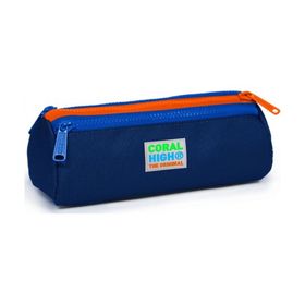 Coral High Lacivert Üç Bölmeli Kalem Çantası -Erkek Çocuk Kalemlik