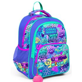 Coral High Lavanta Yeşil Pembe Grafiti Ilkokul - Kız Çocuk Okul Çantası