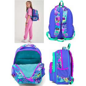 Coral High Lavanta Yeşil Pembe Grafiti Kız Çocuk İlkokul Çantası