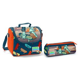 Coral High Lisanslı Kaykay Okul Çanta-Beslenme-Kalemlik Set