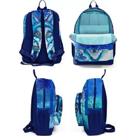 Coral High Mavi Kurt Okul Sırt ve Beslenme Çantası Seti Okul Çantası
