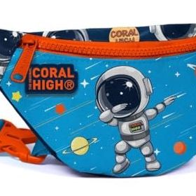 Coral High Mavi Turuncu Astronot Erkek Çocuk Günlük Bel Çantası