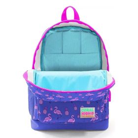 Coral High Mor Flamingo Okul Çantası - Kız Çocuk - USB Soketli Beslenme Çantası