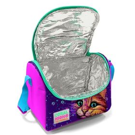 Coral High Mor Kedi Okul Sırt ve Beslenme Çantası Seti