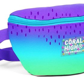 Coral High Mor Lila Renk Geçişli Baskılı Kız Çocuk Bel Çantası