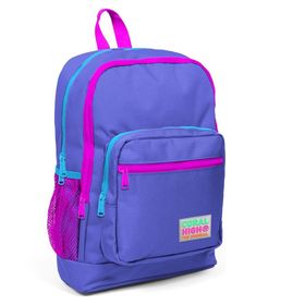 Coral High Mor Okul Çantası ve Beslenme Çantası Seti - Kız Çocuk - USB Soketli - Mavi Okul Çantası