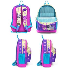 Coral High Mor Pembe Anime Ilkokul Sırt Çantası ve Kalemlik Seti Okul Çantası