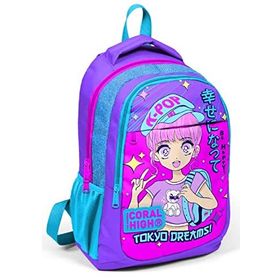 Coral High Pembe Kız Çocuk İlkokul Ortaokul Sırt Çantası