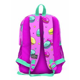 Coral High Pembe Makaron Baskılı İlkokul ve Günlük Sırt Çanta