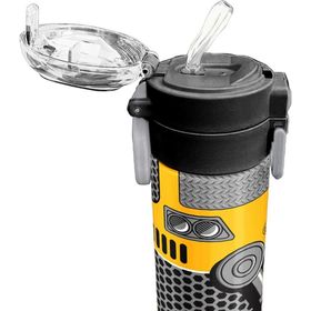 Coral High Sarı Siyah Robot Desenli 500 ml Termos