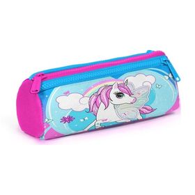Coral High SET0123711 Kids Mavi Neon Pembe Unicorn Desenli 3’lü Okul Çanta Seti