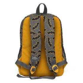 Coral High SET0123721 Kids Koyu Gri Hardal Yarasa Desenli 3’lü Okul Çanta Seti