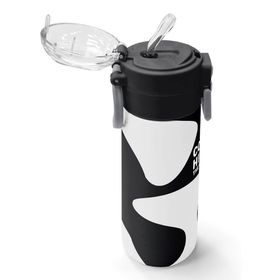 Coral High Siyah Beyaz Desenli 500 ml Termos