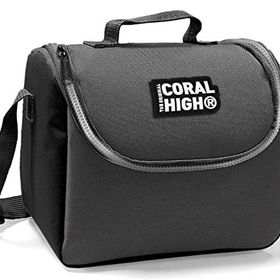 Coral High Siyah-Gri Termoslu - Erkek Çocuk Beslenme Çantası